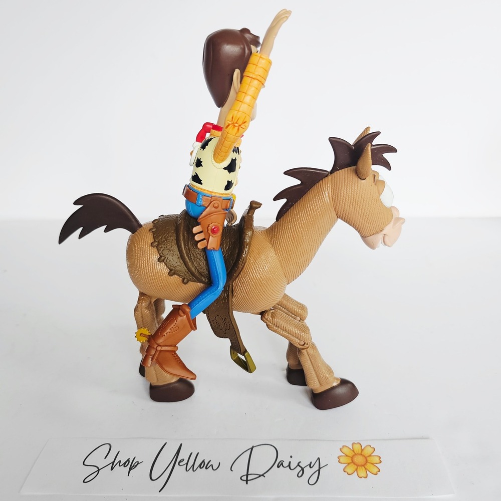 Vintage Toy‎ Story 7" Galloping Bullseye and Woody 1996 Disney Pixar Mattel 1258 - Picture 8 of 16